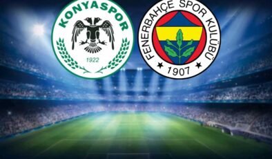 İşte Konyaspor-Fenerbahçe maçının ilk 11’leri